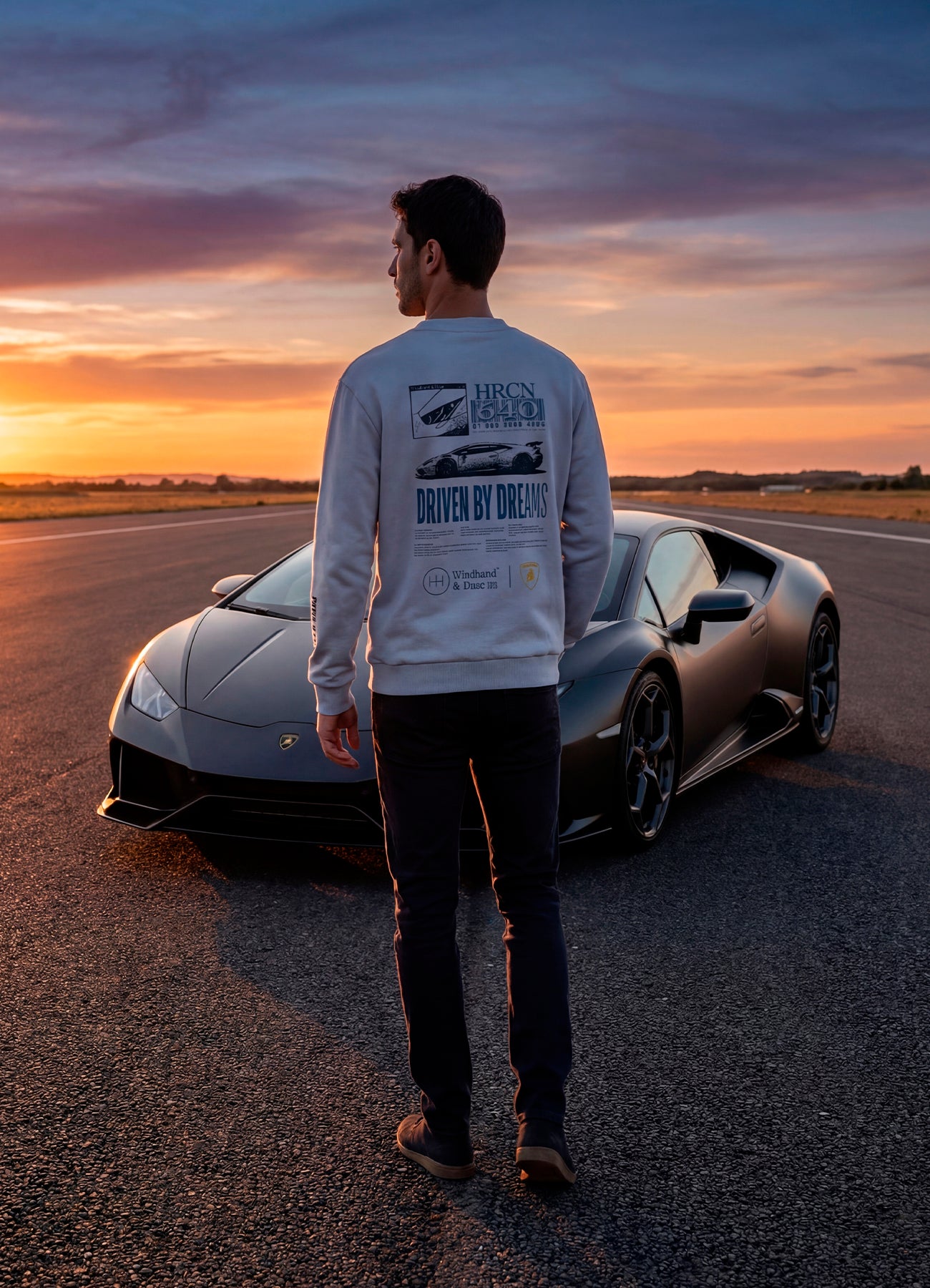 Sudadera Huracan 640 - Azul Glaciar