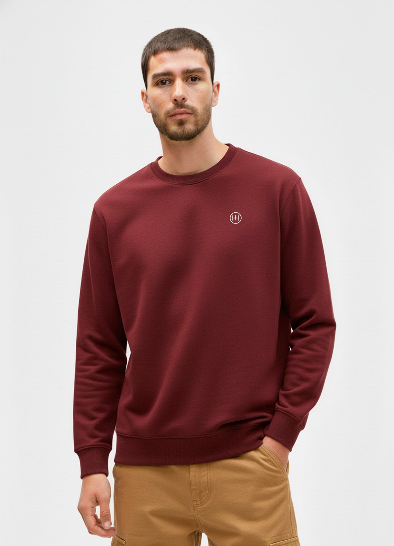 Sudadera Cuello Redondo Ferrari Spider - Burdeos