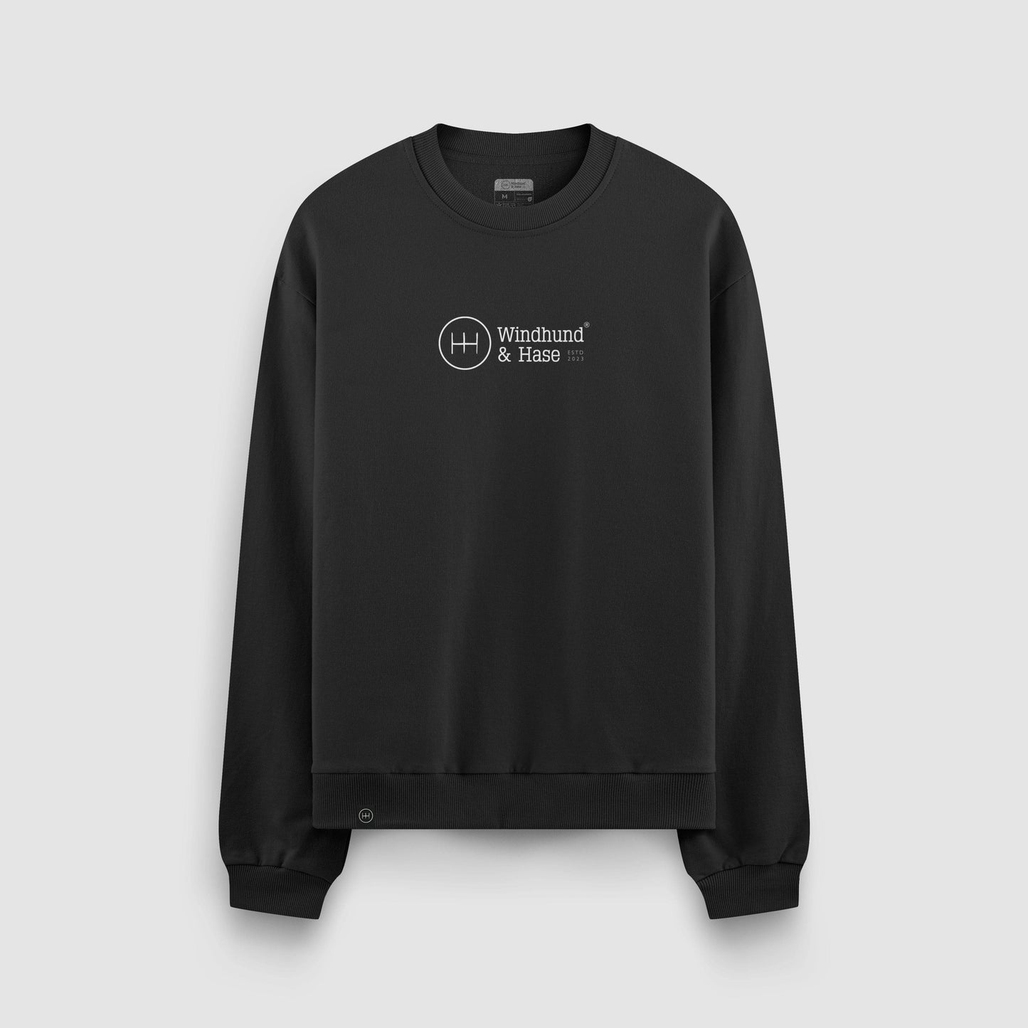 Sudadera cuello Redondo WH - Negro - Windhund and Hase