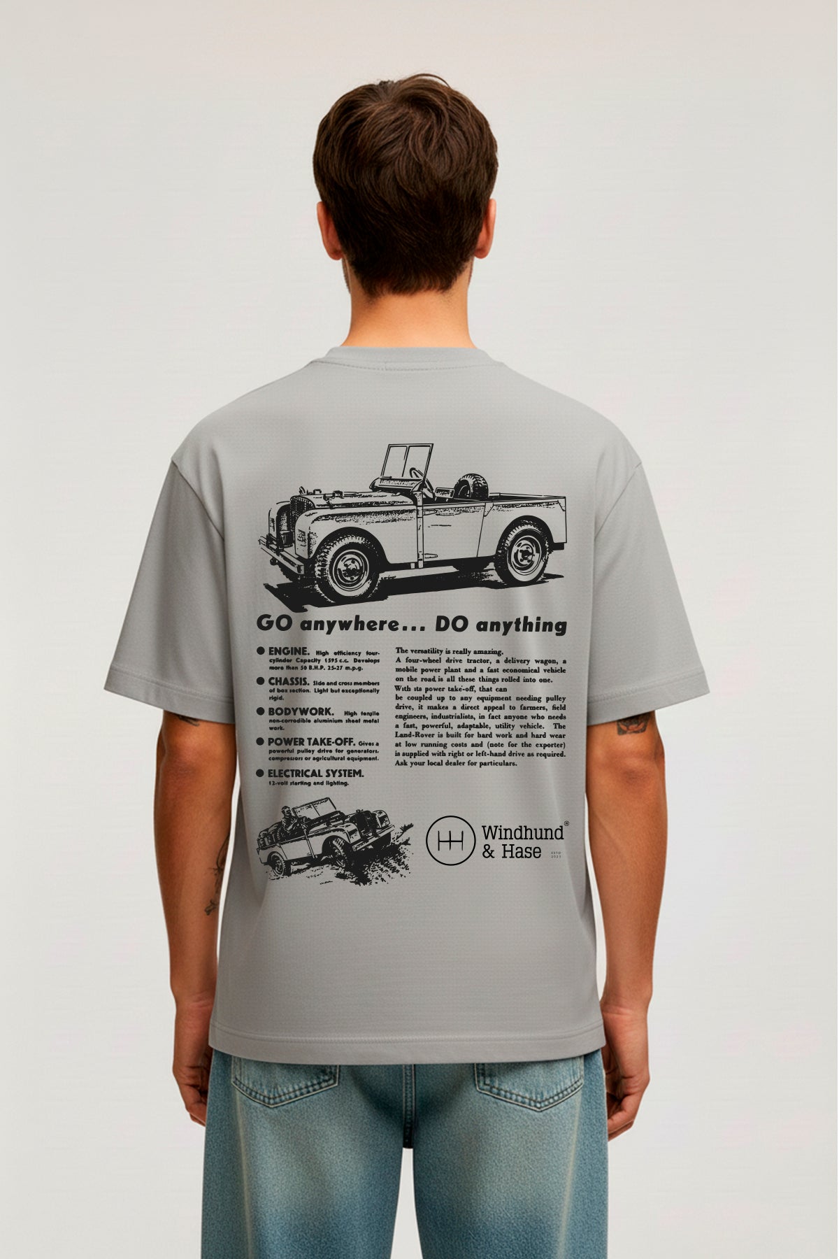 Camiseta Regular Pure Trail - Gris puro