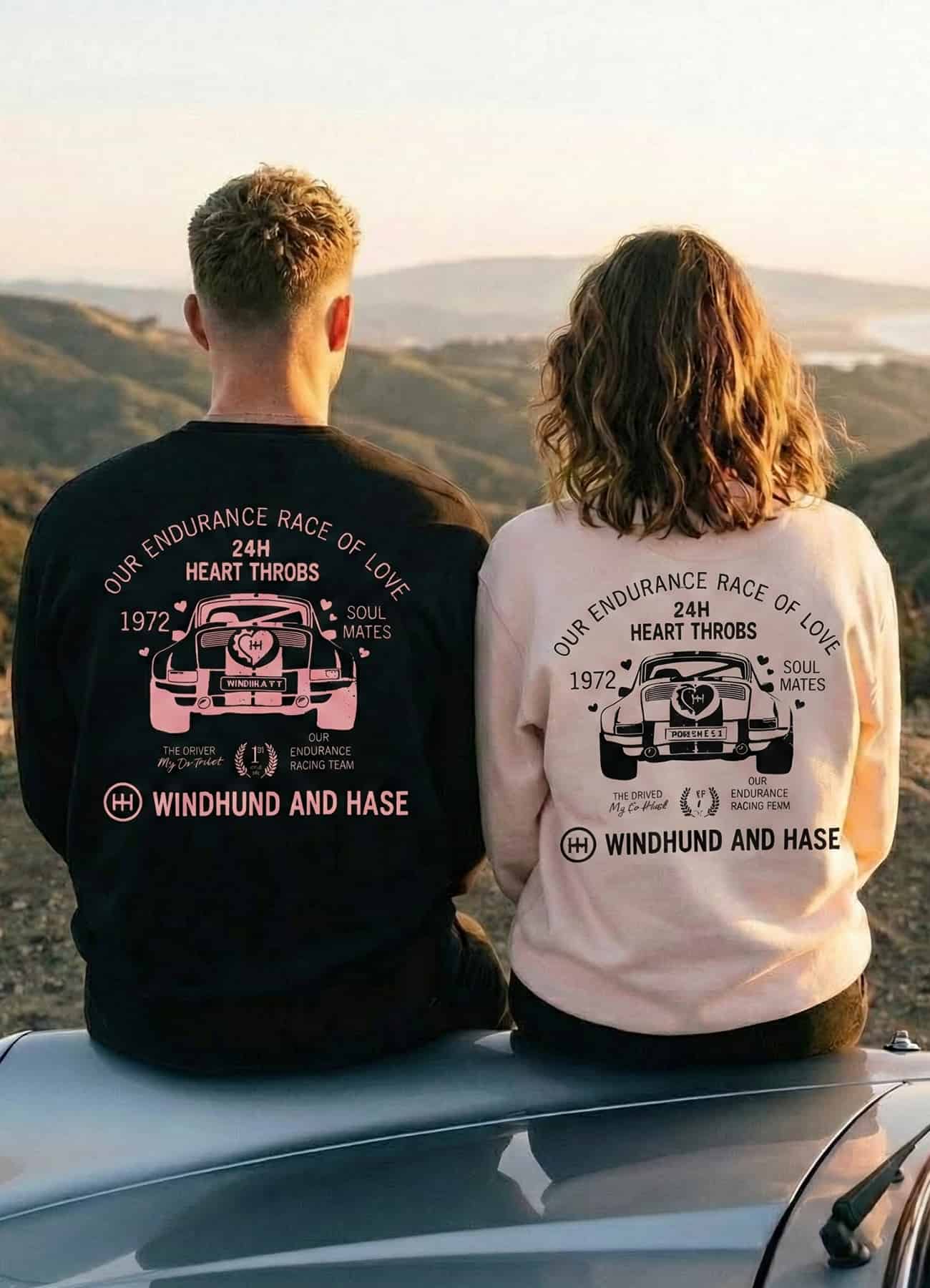 Sudadera WYH Lovers - Rosa crema - Women - Windhund and Hase