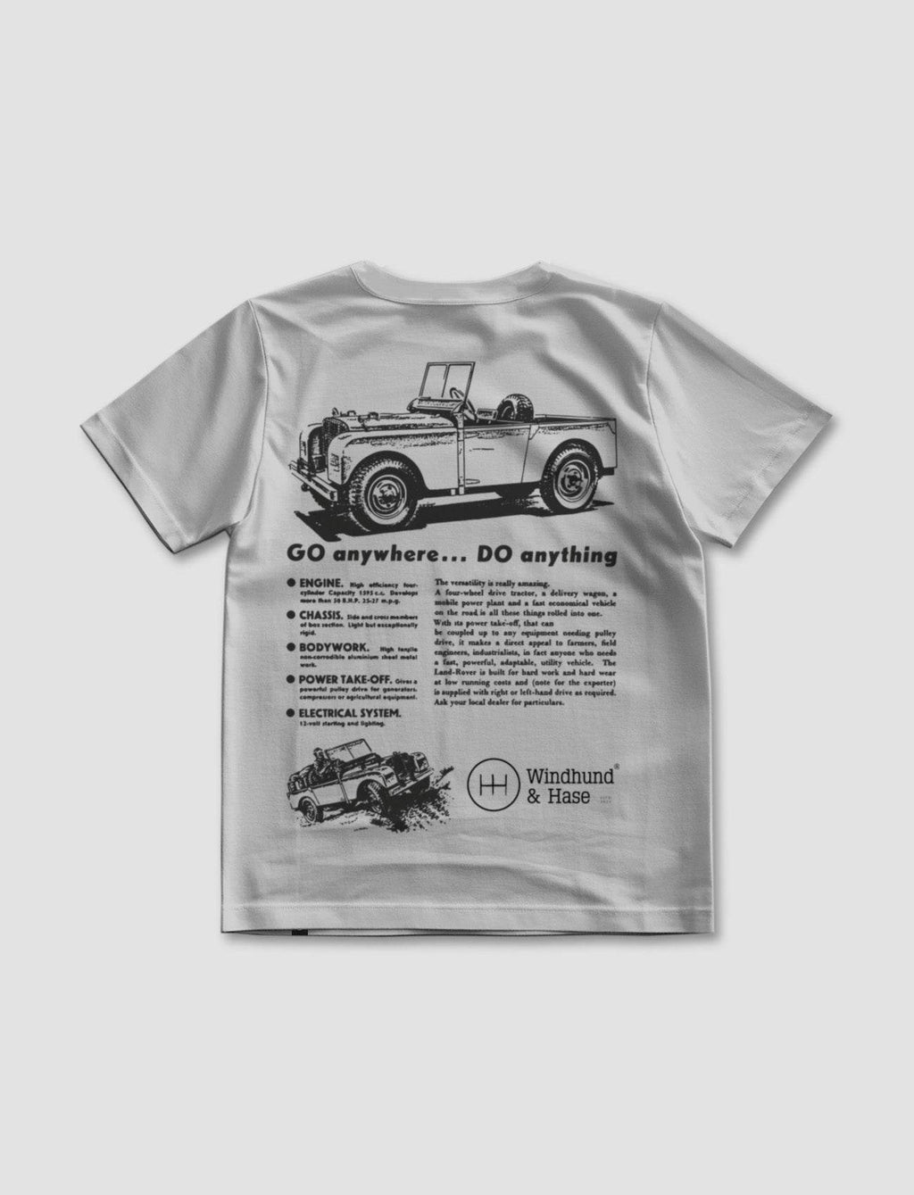 Camiseta Regular Pure Trail - Gris puro - Windhund and Hase