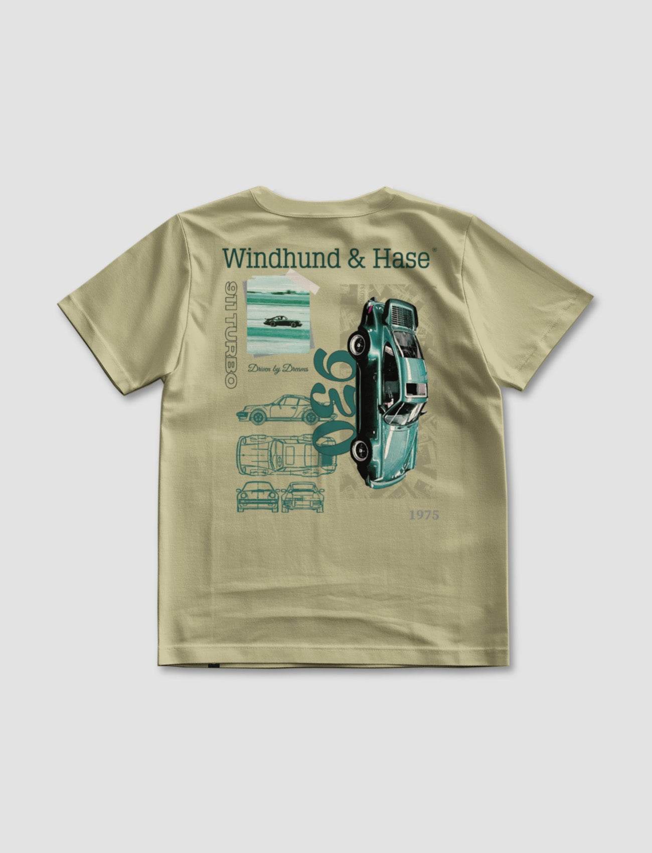 Camiseta Paper 930 - Arena - Windhund and Hase