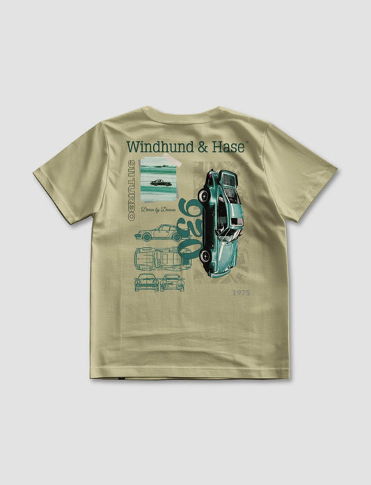 Camiseta Paper 930 - Arena - Windhund and Hase