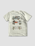 Camiseta Regular Estructura 4x4 - Off White