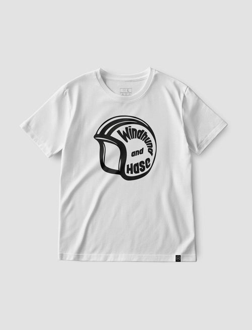 Camiseta Básica Casco - Blanco - Windhund and Hase