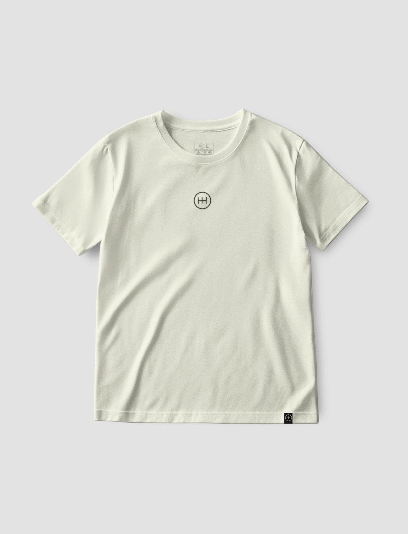Camiseta Básica Logo central - Off White - Windhund and Hase