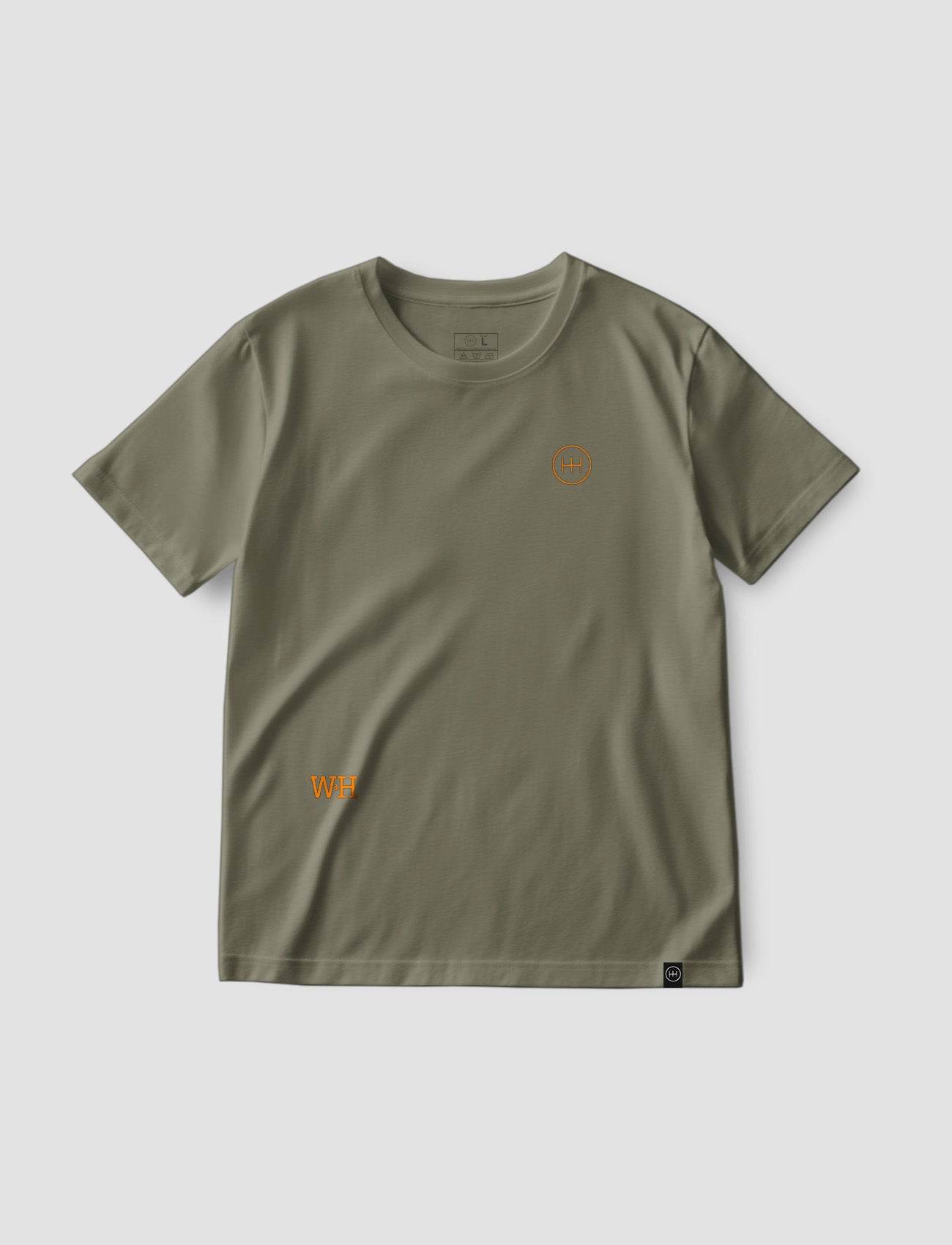 Camiseta Básica Logo lateral - Army - Windhund and Hase