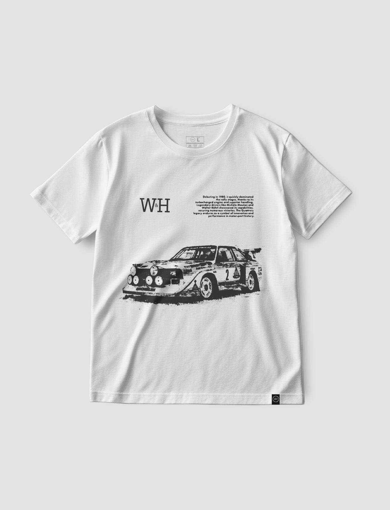 Camiseta Rally Quattro - Blanco - Windhund and Hase