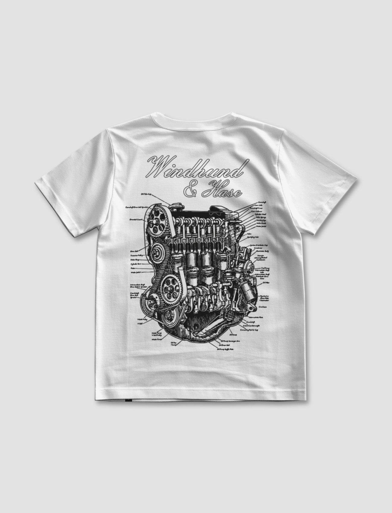 Camiseta Combustión - Blanco - Windhund and Hase