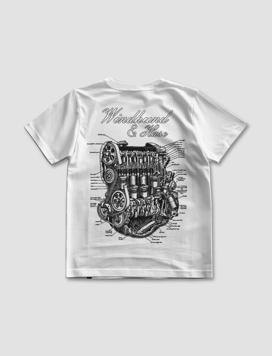 Camiseta Combustión - Blanco - Windhund and Hase