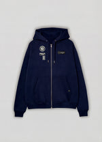 Sudadera Zip - Windhund Pit Crew - French Marino