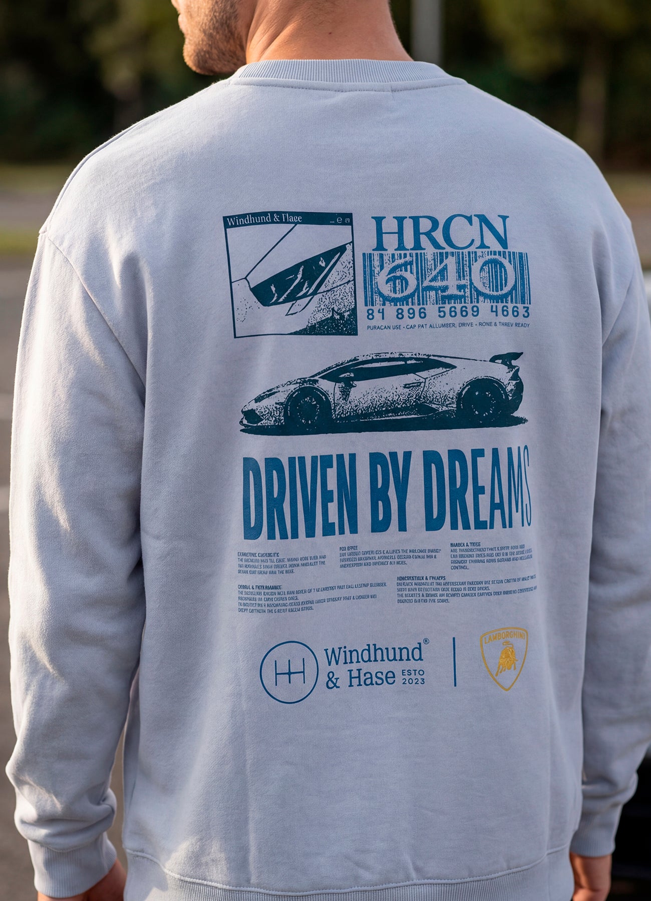 Sudadera Huracan 640 - Azul Glaciar