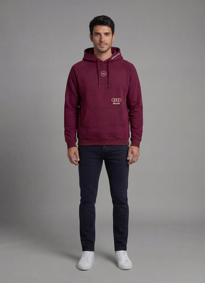 Hoodie Audi RS6 Lovers - Burdeos