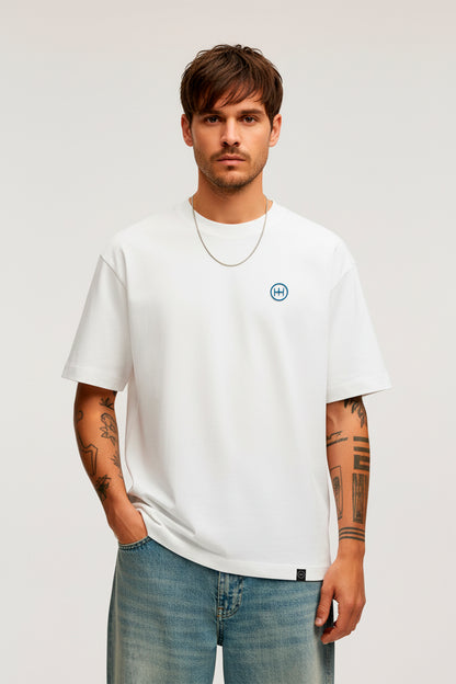 Camiseta Regular Blue Beatle - Blanco