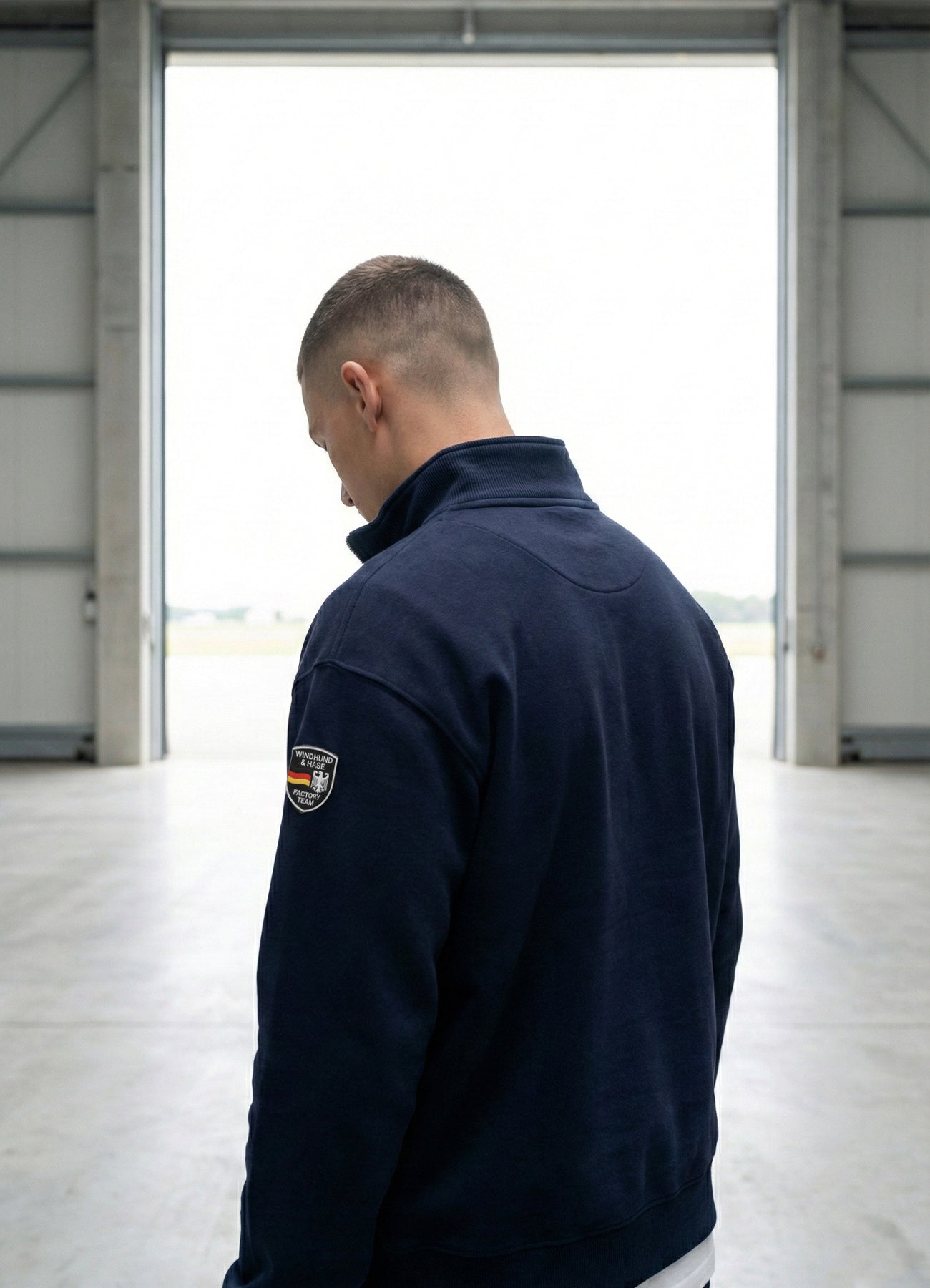 Sudadera Zip 2/3 - W&H German Grand prix - Marino