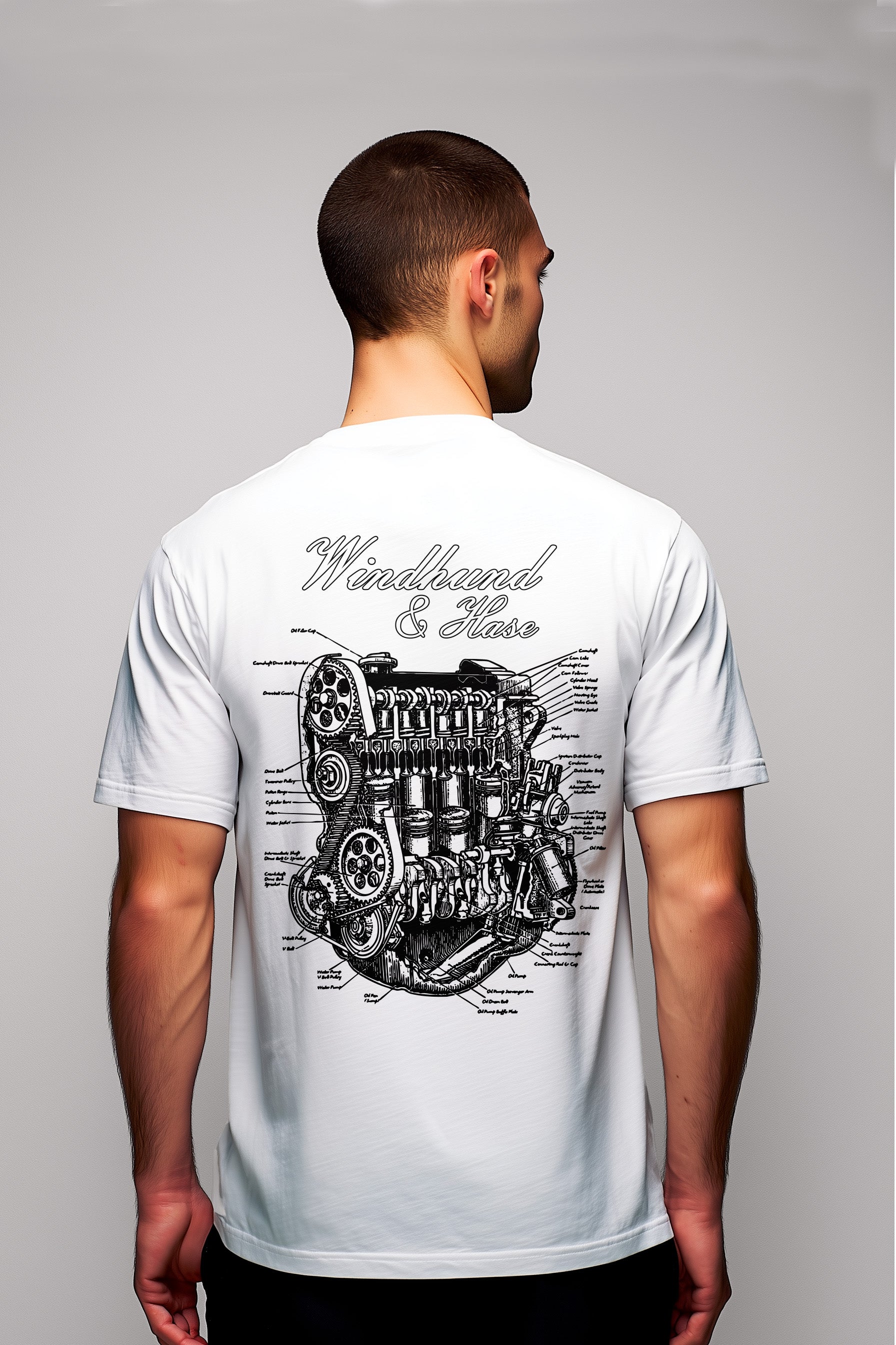 Camiseta Combustión - Blanco