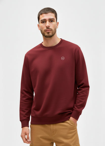 Sudadera Cuello Redondo Ferrari Spider - Burdeos