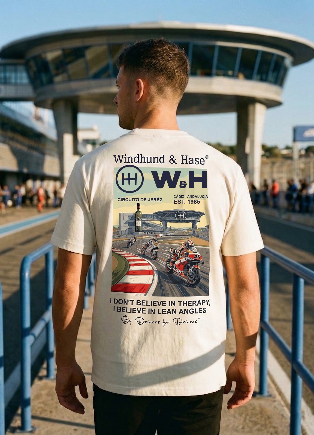 Camiseta Jerez "Lean Angles" - Vintage Poster Edition