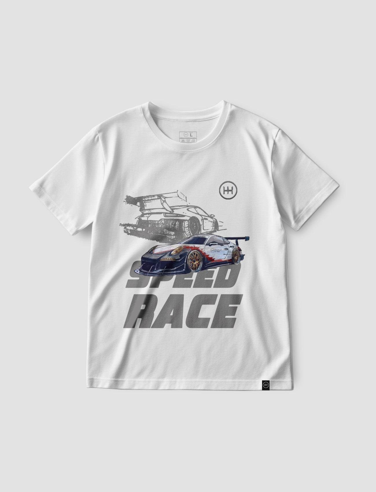 Camiseta Speed Race - Blanco - Windhund and Hase