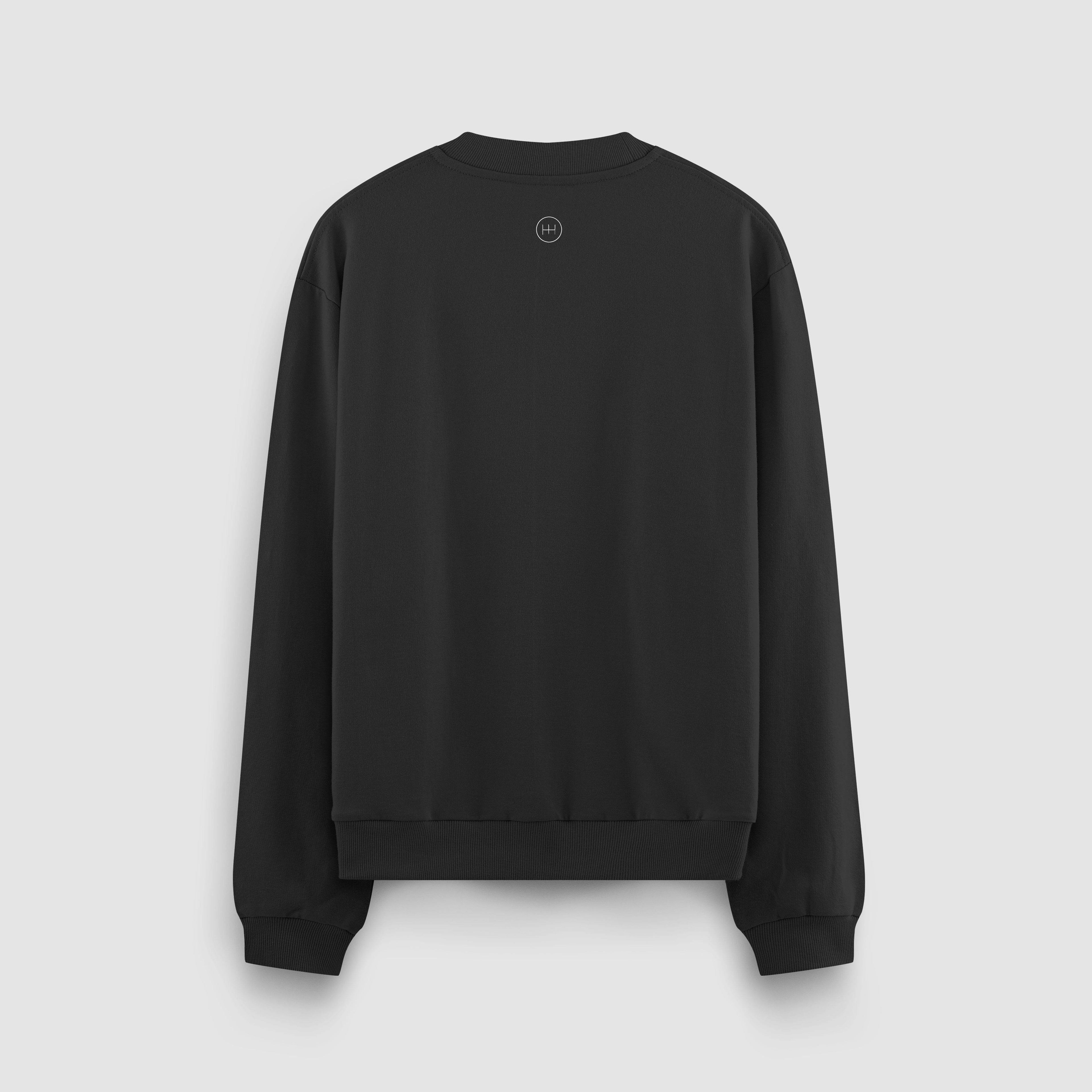Sudadera cuello Redondo WH - Negro - Windhund and Hase