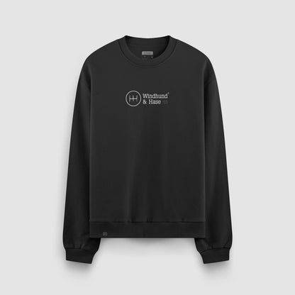 Sudadera cuello Redondo WH - Negro - Windhund and Hase