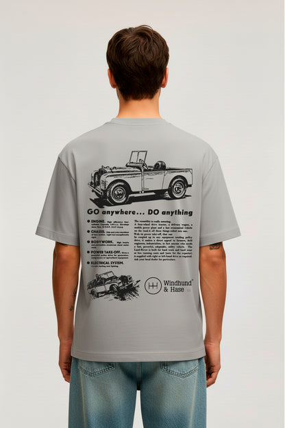 Camiseta Regular Pure Trail - Gris puro