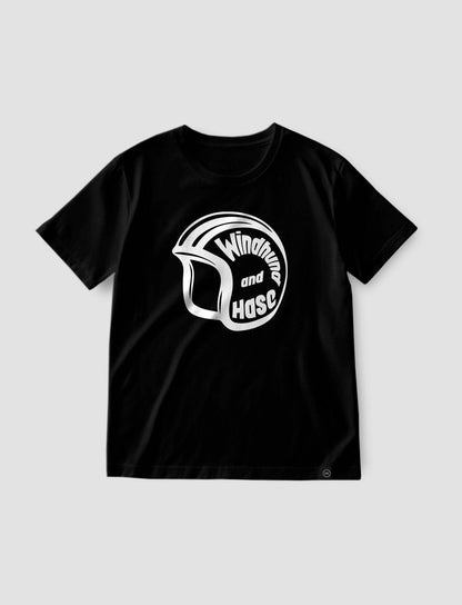 Camiseta Básica Casco - Negra - Windhund and Hase