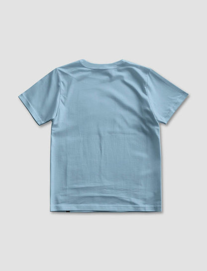 Camiseta Básica Logo central - Azul Glaciar - Windhund and Hase