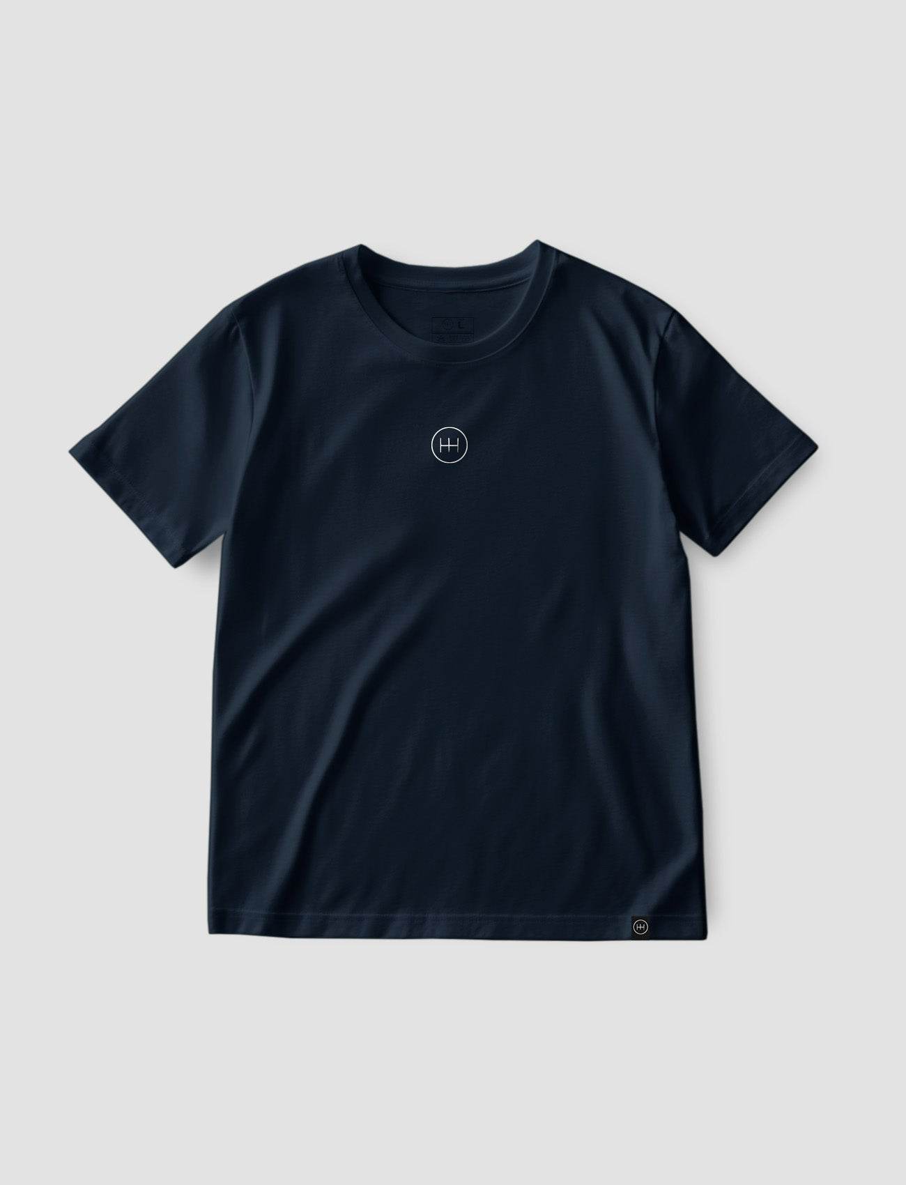 Camiseta Básica Logo central - French Marino - Windhund and Hase