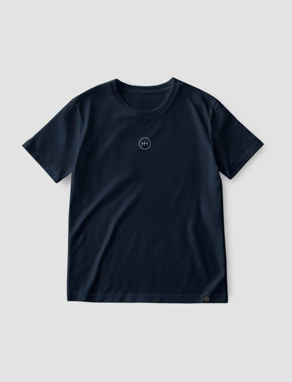 Camiseta Básica Logo central - French Marino - Windhund and Hase