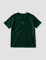 Camiseta Básica Logo central - Verde Botella
