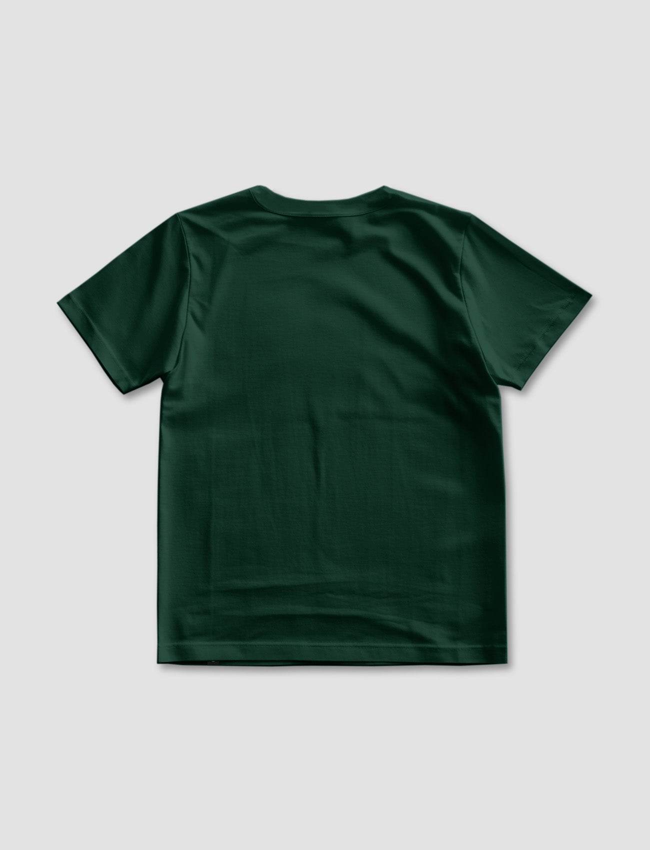 Camiseta Básica Logo central - Verde Botella - Windhund and Hase