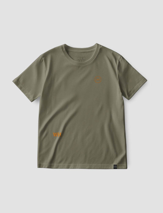 Camiseta Básica Logo lateral - Army - Windhund and Hase