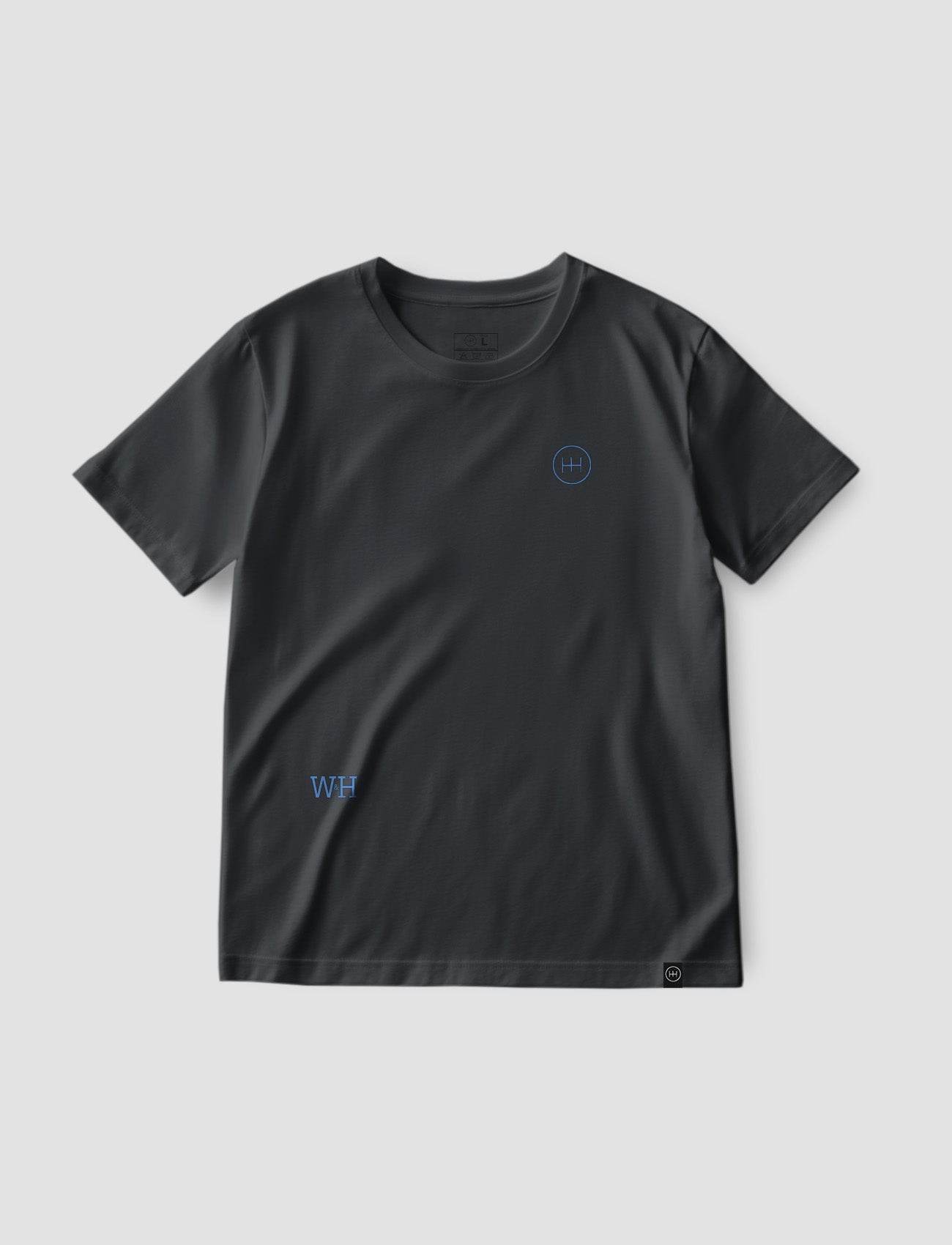 Camiseta Básica Logo lateral - Gris Plomo - Windhund and Hase