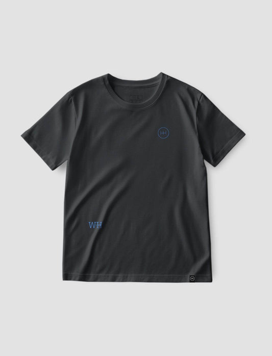 Camiseta Básica Logo lateral - Gris Plomo - Windhund and Hase