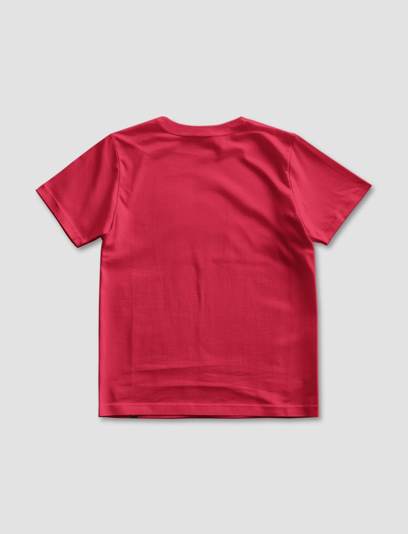 Camiseta Básica Logo lateral - Rojo Tango - Windhund and Hase