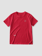 Camiseta Básica Logo lateral - Rojo Tango