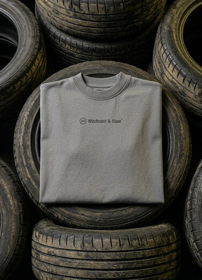 Camiseta Boxy Fit 'Interlagos 1991' Gris Cemento - Windhund and Hase