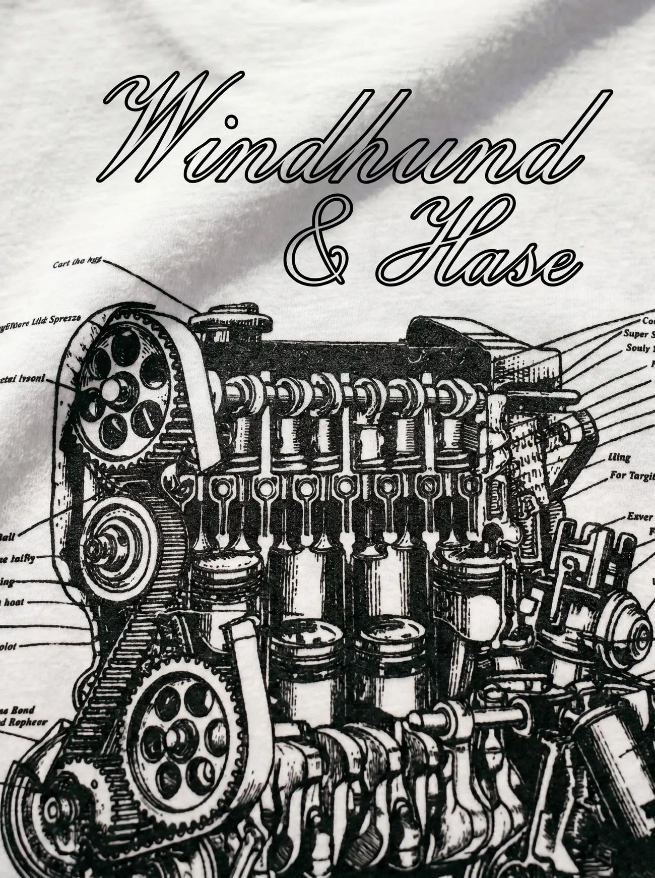 Camiseta Combustión - Windhund and Hase