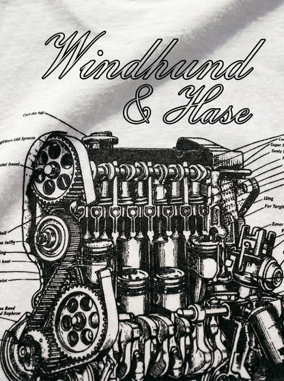 Camiseta Combustión - Windhund and Hase