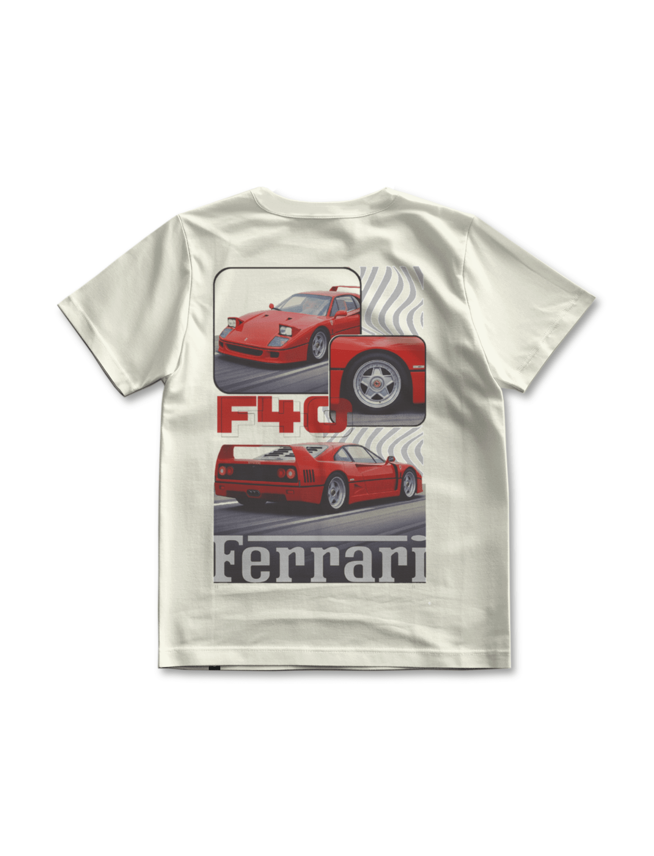 Camiseta Ferrari F40 - Off White - Windhund and Hase