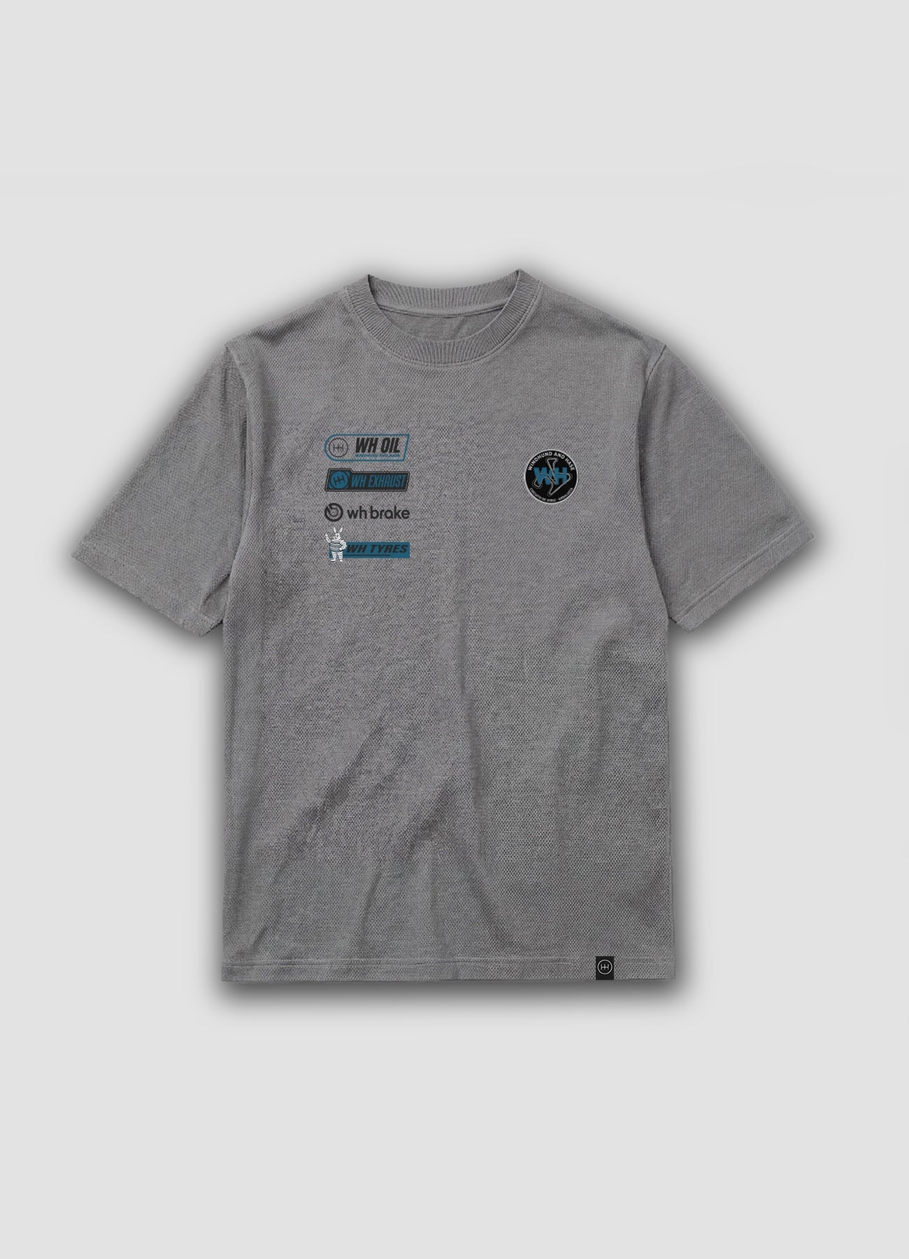 Camiseta Jerez "Grand Stand" Gris Puro - Windhund and Hase