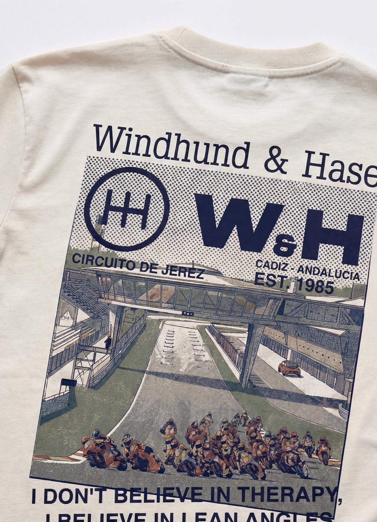Camiseta Jerez "Lean Angles" - Vintage Poster Edition - Windhund and Hase