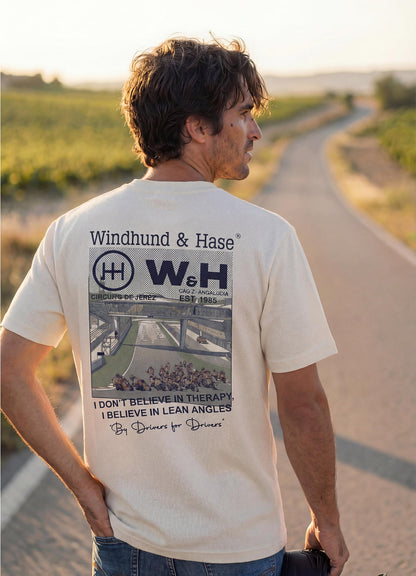 Camiseta Jerez "Lean Angles" - Vintage Poster Edition - Windhund and Hase