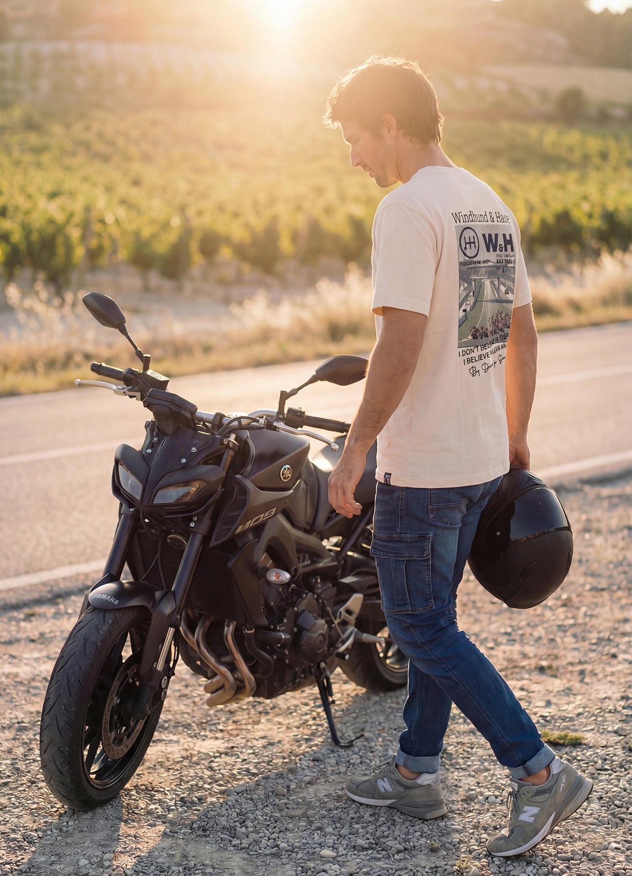 Camiseta Jerez "Lean Angles" - Vintage Poster Edition - Windhund and Hase