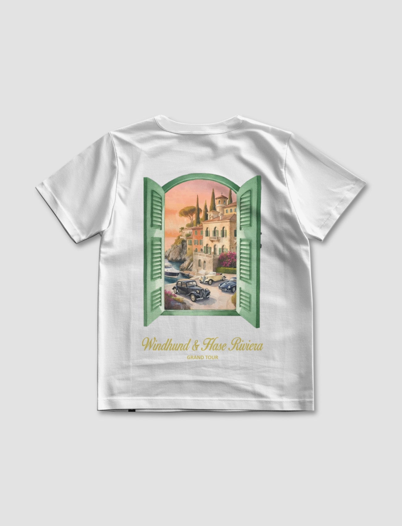 Camiseta Oversize WH Riviera - Blanco - Windhund and Hase