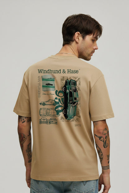 Camiseta Paper 930 - Arena - Windhund and Hase
