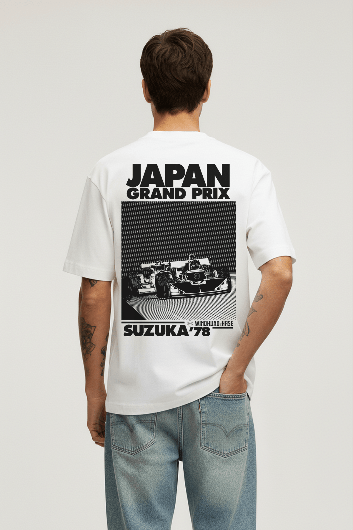 Camiseta Regular Suzuka - Blanco - Windhund and Hase