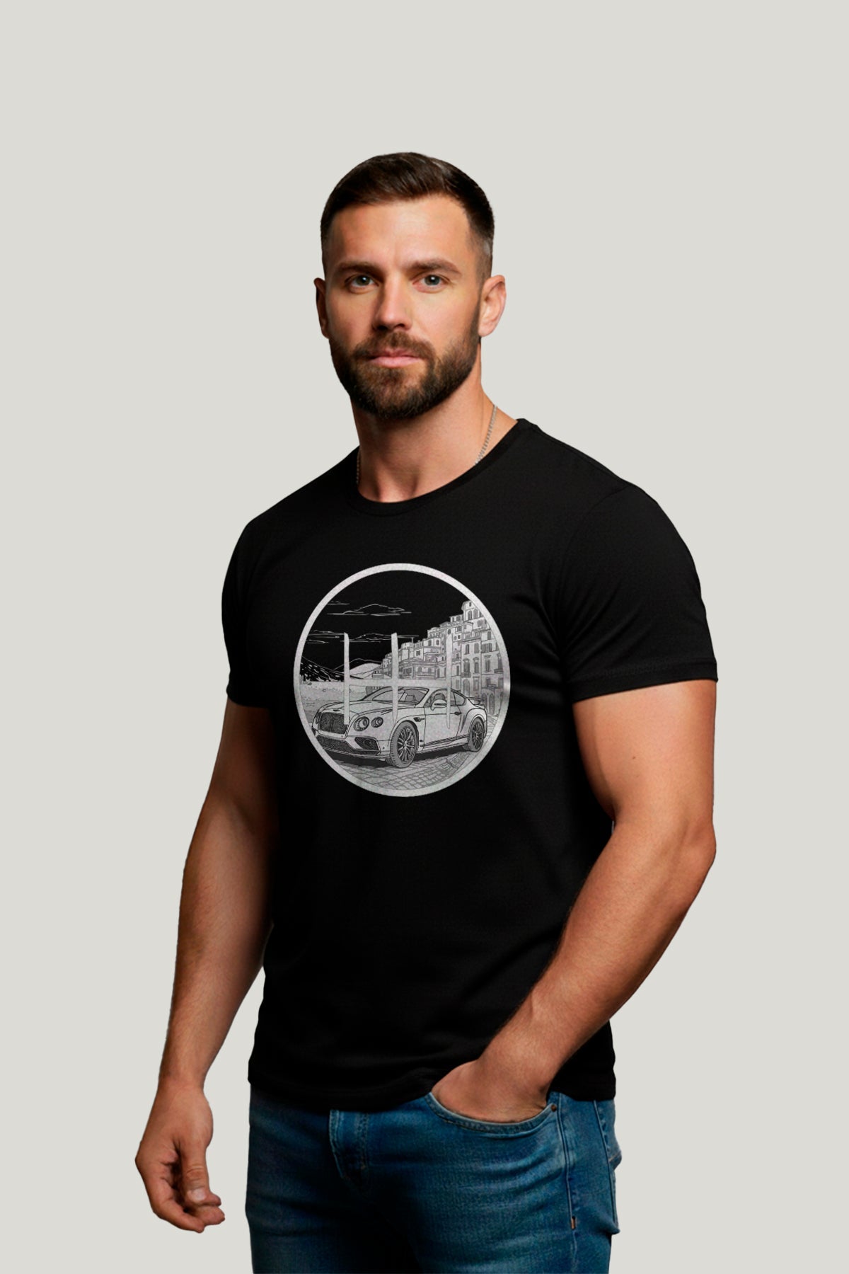 Camiseta Sunrise Mikonos - Negro - Windhund and Hase